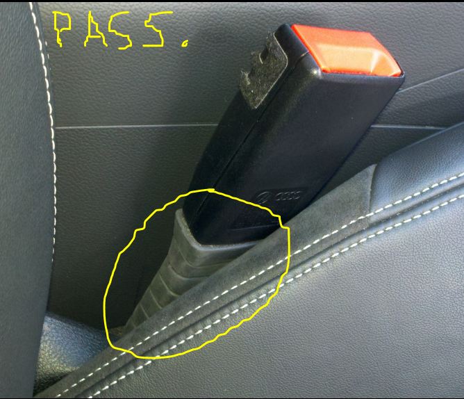 seat belt latch cover