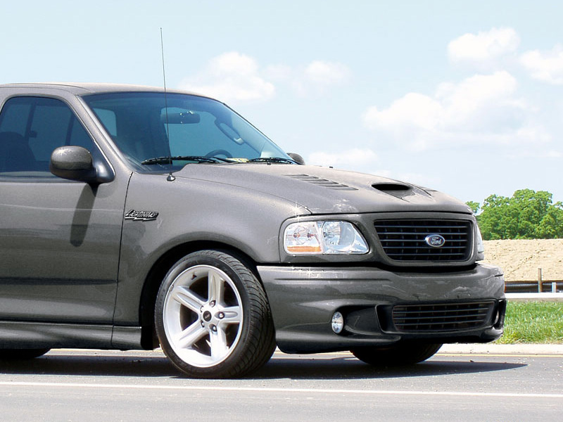 2001 Ford hood lightning